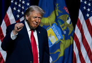 לקראת תקיפה באיראן. דונלד טראמפ (צילום: רויטרס)