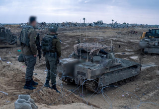 פעילות כוחות חטיבה 7 בדרום רצועת עזה (צילום: דובר צה"ל)