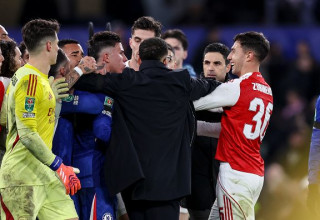 מרטין סובימנדי, אנזו פרננדס, ליאם רוסניור (צילום: Robin Jones)