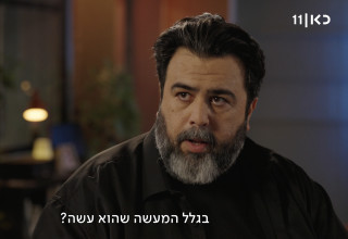 בן כספית מתראיין אצל רוני קובן בתוכנית "פגישה" של כאן 11 (צילום: צילום מסך כאן 11)