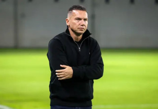 ברק בכר מאמן מכבי חיפה (צילום: קובי אליהו)