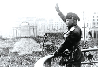 בניטו מוסוליני 1938 (צילום: ארכיון Keystone, Getty)