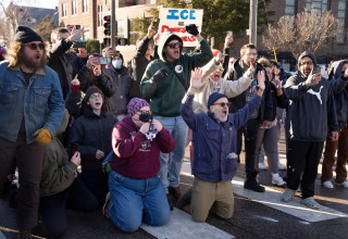 הפגנות במינסוטה נגד מדיניות ההגירה (צילום: רויטרס)