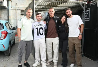 מכבי חיפה ממשיכה ללוות את שורד השבי (צילום: פאולינה פטימר)