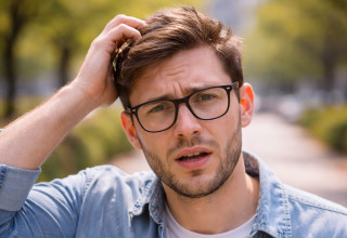 גבר מִבולבל (צילום: AI)