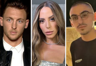 נסרין קדרי, רום ברסלבסקי, דיויד מאיר זיטון (צילום: קשת 12,צילום מסך אינסטגרם)