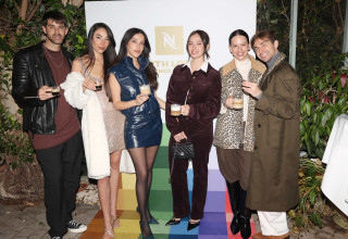 מימין לשמאל: אופיר דן, קורין גדעון, ריף נאמן, דורין דותן, טליה ושחף (צילום: אור גפן)