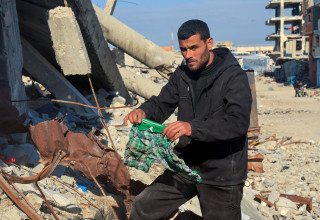 הריסות בעזה (צילום: רויטרס)