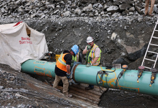 צינורות גז טבעי (צילום: רויטרס)