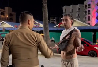 התייר הבריטיצילום  (צילום: צילום מסך)