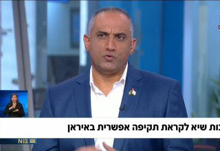 דדי שמחי באולפן שישי של ערוץ 12 (צילום: צילום מסך ערוץ 12)