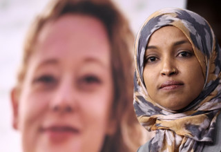 אילהאן עומאר (צילום: רויטרס)