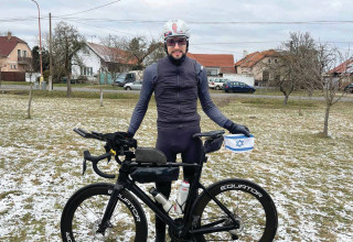 רוכה האופניים לוקאש קלמנט (צילום: פרטי)