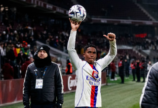 אנדריק שחקן ליון חוגג שלושער (צילום: GettyImages, Eurasia Sport Images)