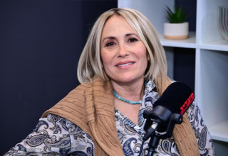 הדס קליין מתארחת בפודקאסט מעריב  (צילום: אבשלום ששוני)