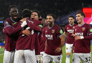 שחקני ווסטהאם (צילום: Getty images)