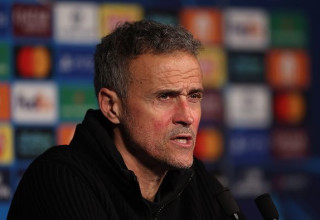 לואיס אנריקה (צילום: George Wood - UEFA)