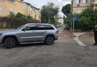 ילד בן 3 נדרס בחדרה  (צילום: דוברות המשטרה)