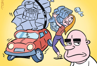 מסדר בוקר (צילום: איור איציק סמוכה)