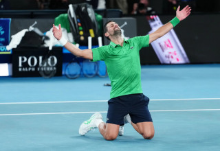 נובאק ג'וקוביץ', אוסטרליה הפתוחה (צילום: GettyImages, Fred Lee)