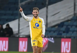 "אולי יש לי יותר אמביציה להבקיע…". ואן אובריים (צילום: ברני ארדוב)