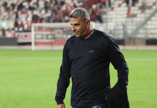 שרון מימר מאמן בני סכנין (צילום: דני מרון)