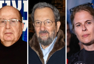 משה בוגי יעלון, אהוד ברק, שקמה ברסלר (צילום: אור גפן,אבשלום ששוני, מארק ישראל סלם,חיים גולדברג פלאש 90)