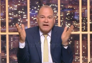 העיתונאי המצרי נשאת א-דיהי במונולוג נגד ישראל (צילום: צילום מסך)