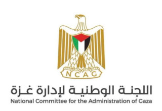 הלוגו של הוועדה לניהול עזה עם סמל הרשות הפלסטינית (צילום: צילום מסך רשת X)