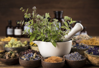 Fresh medicinal herbs (צילום: ingimages.com)