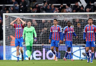 שחקני קריסטל פאלאס מאוכזבים (צילום: George Wood)