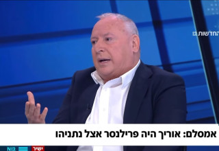 דודי אמסלם ב"פגוש את העיתונות" (צילום: צילום מסך ערוץ 12)