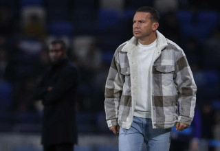 ברק בכר, מאמן מכבי חיפה (צילום: מאור אלקסלסי)