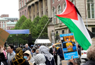 מחאה פרו פלסטינית בניו יורק (צילום: רויטרס)