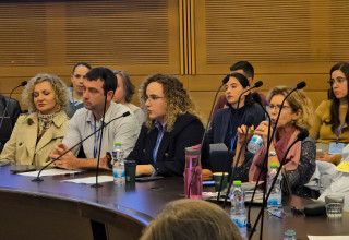 בר לוי, מנכ"לית ומייסדת עמותת הבית של בר בכנסת (צילום: הבית של בר)