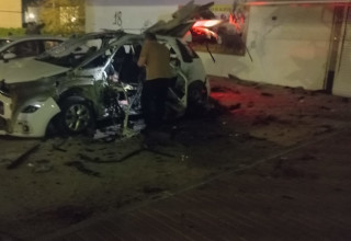 תיעוד מזירת הפיצוץ  (צילום: שימוש לפי סעיף 27א')