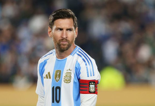ליאונל מסי במדי ארגנטינה (צילום: GettyImages)