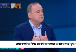 יובל שטייניץ ב"פגוש את העיתונות" (צילום: צילום מסך ערוץ 12)