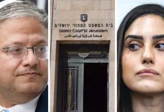 רינת סבן, איתמר בן גביר (צילום: מרק ישראל סלם,יונתן זינדל פלאש 90)