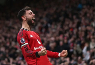 הפעם לא על תקן השף. ברונו פרננדש חוגג (צילום: GettyImages, Carl Recine)