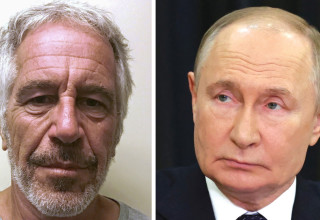 ולדימיר פוטין, ג'פרי אפשטיין (צילום: רויטרס)