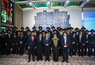 טקס השבעה של דיינים חדשים לבתי הדין בבית הנשיא  (צילום: אריה לייב אברמס פלאש 90)