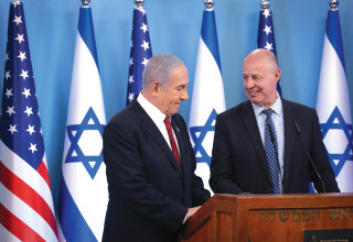 בנימין נתניהו, צחי הנגבי, 2023 (צילום: חיים גולדברג פלאש 90)