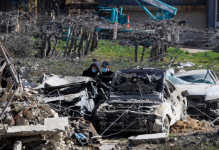 תקיפה בלבנון (צילום: REUTERS/Mohamed Azakir)