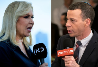 עמית סגל, איילה חסון (צילום: Olivier Fitoussi/Flash90, Moshe Shai/FLASH90)