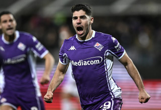 שחקן פיורנטינה, מנור סולומון (צילום: GettyImages, Image Photo Agency)