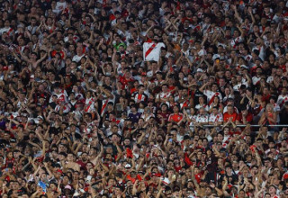 אוהדי ריבר פלייט (צילום: ALEJANDRO PAGNI)