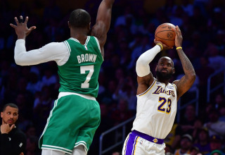 לברון ג'יימס, לוס אנג'לס לייקרס (צילום: רויטרס)