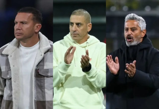 ברק יצחקי, רן קוז'וך וברק בכר (צילום: רמי אליהו, ברני ארדוב ומאור אלקסלסי)