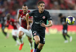 שחקן הפועל תל אביב, דורון ליידנר (צילום: דני מרון)